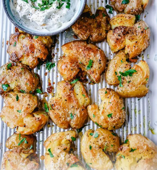 Fırında Ezilmiş Patates